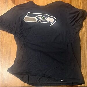 47 Seattle Seahawks Black Short Sleeve Tee